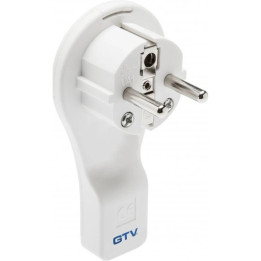 GTV Lighting - Prise extra plate - 2P+T - Blanc - Réf : AE-VA1UNI-00