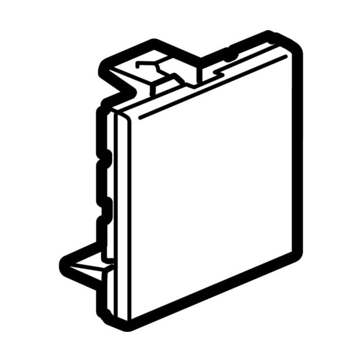 Legrand - Mosaic - Obturateur 2 modules - Blanc - Réf : 277071L
