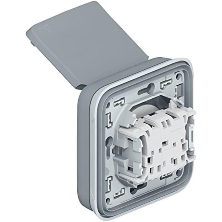 Legrand Plexo - Prise de courant encastré 2P+T 16A - 230V - IP55/IK07 - 069831