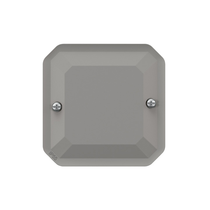 Legrand Plexo - Obturateur étanche avec enjoliveur finition gris - IP55/IK08 - Réf : 069537L