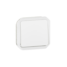 Legrand Plexo - Poussoir - 10A - 250V - composable - étanche - IP55/IK08 - Blanc - Réf : 069630L