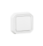 Legrand - Plexo - Poussoir - 10A - 250V - encastré - étanche - IP55/IK08 - Blanc - Réf : 069630L+069692L