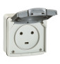 Legrand Plexo - Prise de courant 2P+T 20A - saillie - IP55/IK08 - Réf : 091655