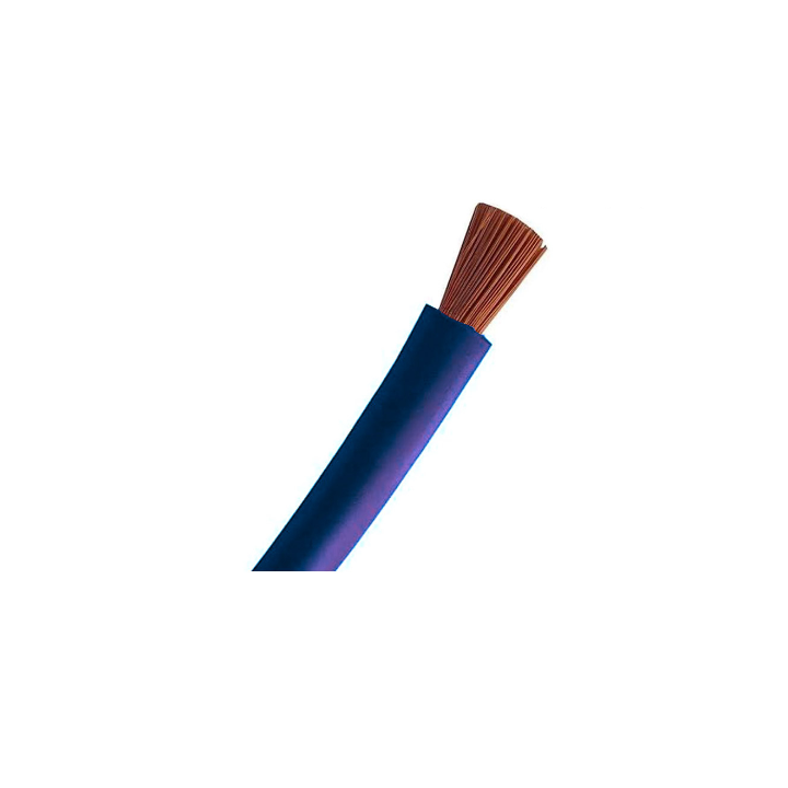 Fil souple H07VK de 16mm² souple - Bleu - Coupe au mètre - Réf : VK16B