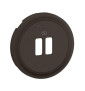 Legrand - Céliane 2024 - Enjoliveur pour prise double USB - Noir - Réf : CN0154