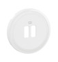 Legrand - Céliane 2024 - Enjoliveur pour prise double USB - Blanc - Réf : CB0154