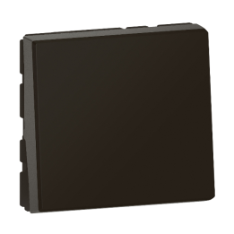 Legrand - Mosaic Easy LED - poussoir ou poussoir inverseur - 6A - 250V~ - Noir Mat - 2 modules - Réf : 079140L