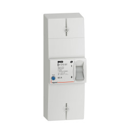 Legrand - Disjoncteur de branchement EDF - bipolaire - 60A instantané - 500MA - Réf : 401051