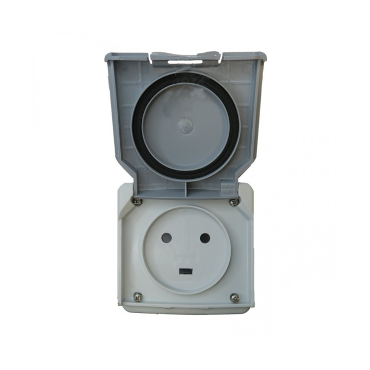 Legrand Plexo - Prise de courant 2P+T 20A - saillie - IP55/IK08 - Réf : 091655