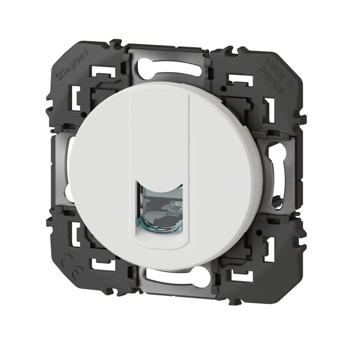 Legrand - Prise blindée RJ45 catégorie6 STP Dooxie - Finition Blanc - Réf.: 600375