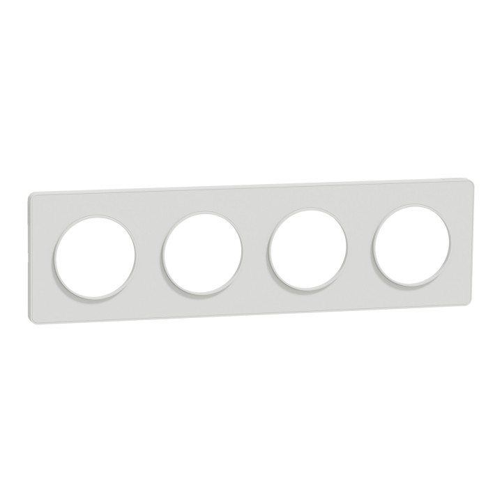 Schneider Odace - Plaque 4 postes entraxe 71 mm - Hor/vert - Touch - s520808x5