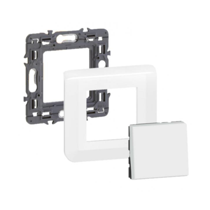 Legrand Mosaic - Va-et-Vient complet - 1 poste (2M) - 10A - 230V - 080251+277802L+278011L
