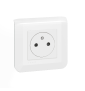 Legrand - Mosaic - Prise de Courant complète - 1 poste (2M) - 16A - 250V - 080251+277802L+278111L