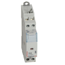 Legrand - Contacteur de puissance bipolaire bobine 230V - 16A - 1O+1F - 412521