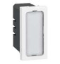 Legrand Mosaic - Voyant antimicrobien simple 230V 1W Mosaic 1M avec 4 étiquettes de couleur - Réf : 078501