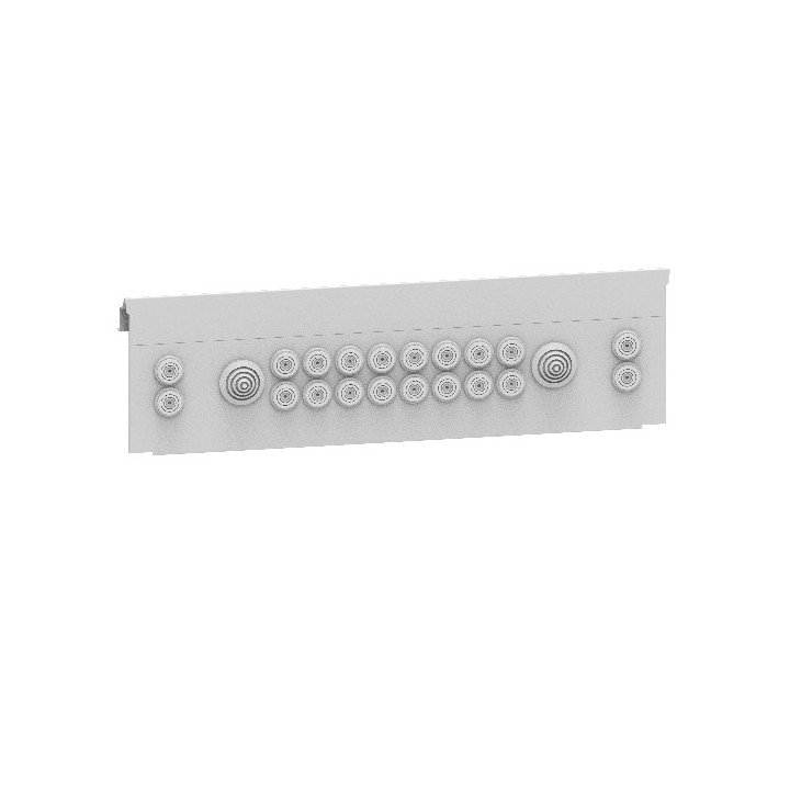 Legrand - Panneau avec œillets pour coffret de distribution métal 24 modules XL3 HP 160 - Réf : 1PPC24CS