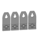 Legrand - Pattes de fixation murale pour coffret saillie XL3 HP 160 - Réf : 1FMP