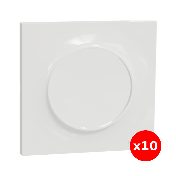 Schneider Odace - LOT - Va et Vient + plaque - complet - s520204  x10 + s520702 x10