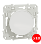 Schneider Odace - Obturateur blanc à vis - Réf : S520666x10