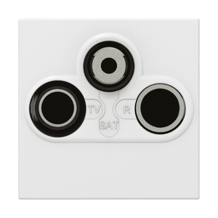 Legrand - Mosaic - Prise TV-R-SAT et DAB+ Réf : 078786
