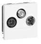 Legrand - Mosaic - Prise TV-R-SAT et DAB+ Réf : 078786