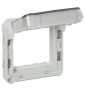 Legrand Plexo -Adaptateur étanche opaque Plexo compo IP55 pour Mosaic 2 modules - gris et blanc - 069580