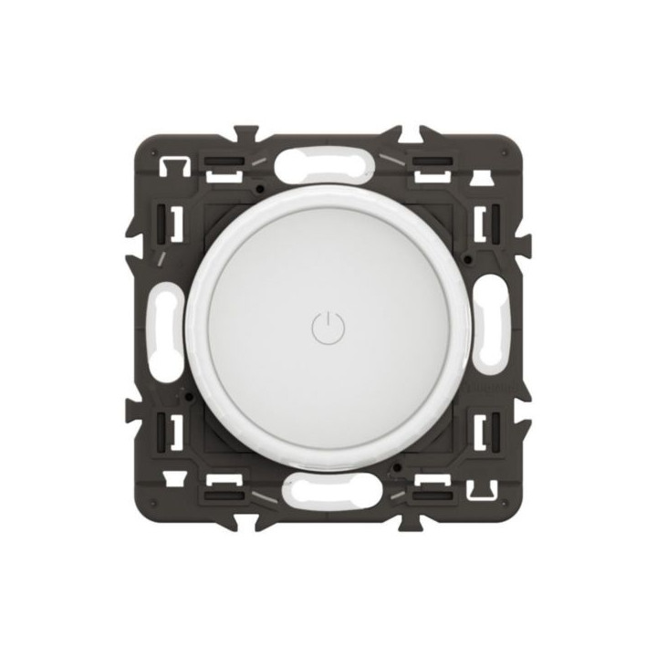 Legrand - Céliane 2024 - Variateur avec ou sans neutre - 200W - LED - Blanc - SANS PLAQUE - 1 poste - Réf : CX0408