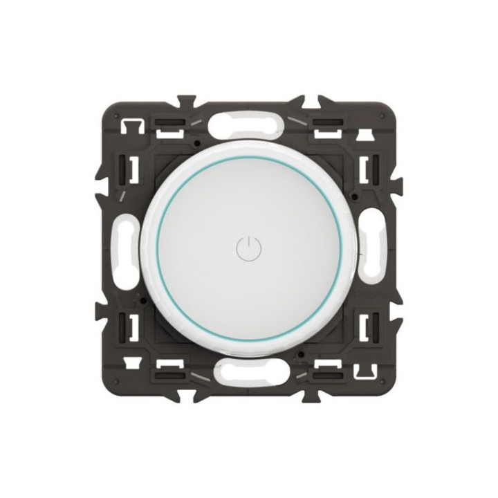 Legrand - Céliane 2024 - Variateur avec ou sans neutre - 200W - LED - Blanc - SANS PLAQUE - 1 poste - Réf : CX0408