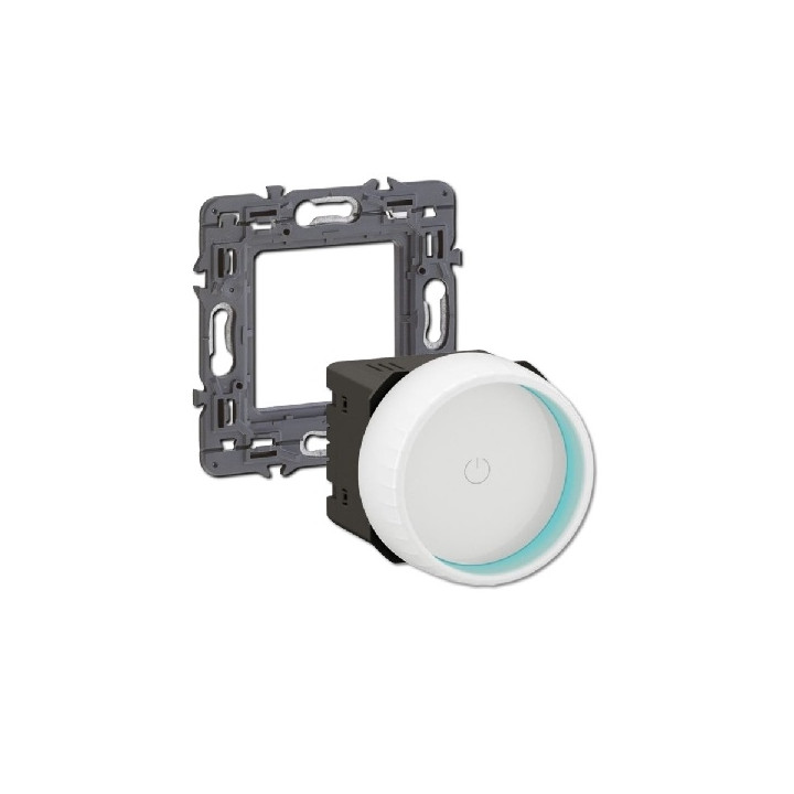 Legrand - Céliane 2024 - Variateur avec ou sans neutre - 200W - LED - Blanc - SANS PLAQUE - 1 poste - Réf : CX0408