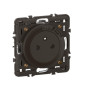 Legrand - Céliane 2024 - Prise surface avec prise USB type C - Noir - Avec support et enjoliveur - Réf : CN0140
