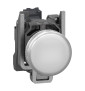 Schneider - Harmony voyant rond Ø22 - IP66 - blanc - LED intégrée - 24V - XB4BVB1