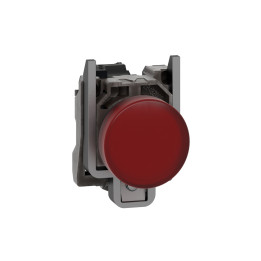 Schneider - Harmony voyant rond Ø22 - IP66 - rouge - LED intégrée - 24V - XB4BVB4
