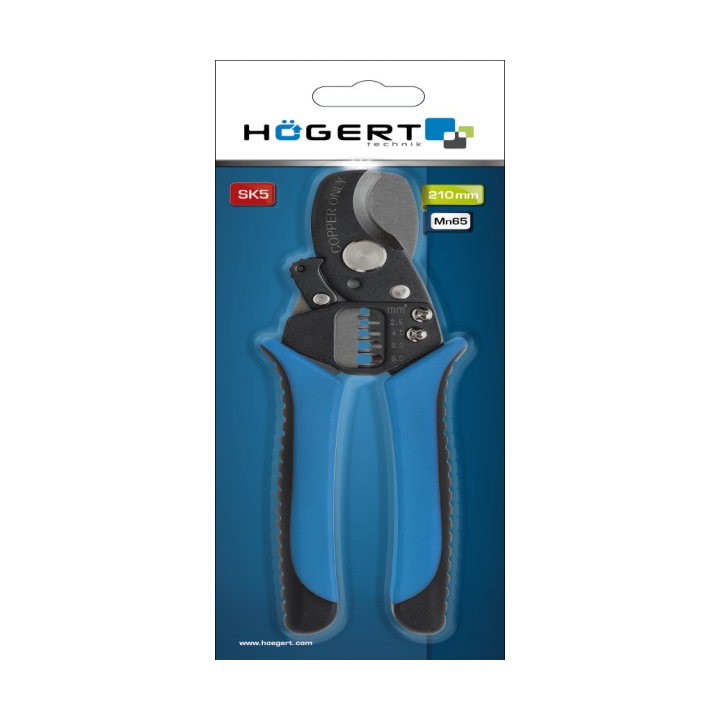 Hogert - Pince coupante pour câble max. 12mm - Réf : HT1P047