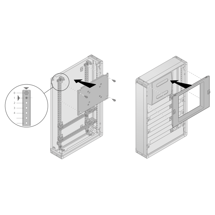Legrand - Kit de branchement triphasé à puissance limitée (ex tarif bleu) XL3 HP 160 - Réf : 1KTB324