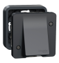 Schneider - Mureva - Sortie de Câble Complète Encastrée - Connexion AUTO - Noir - IP55 IK08 - Réf : LOT3066