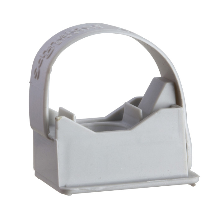 Schneider - Mureva FIX - Instalclip pour conduits Ø16 et Ø20 mm + cheville D.8 - Gris - ENN45020+ENN48934