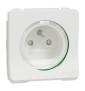 Schneider - Mureva Styl - Composable PC 2P+T en saillie ou encastré  - IP55 - IK08 - connexion auto - blanc - Réf : MUR39133
