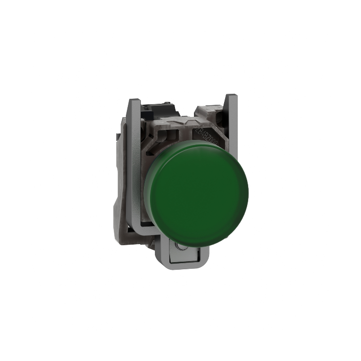Schneider - Harmony XB4 - Voyant lumineux LED D22 - IP66 - vert - 230V - Réf : XB4BVM3