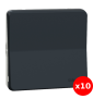 Schneider - Mureva styl - LOT de 10 - Va et vient - composable  - IP55 - IK08 - connexion auto - gris - MUR37021