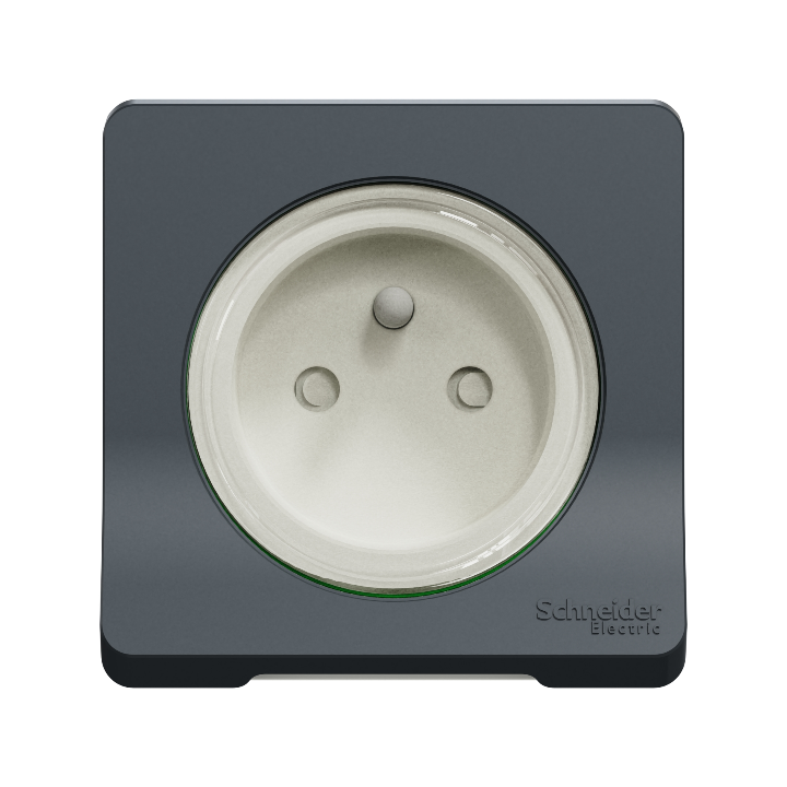 Schneider - Mureva Styl - LOT de 10 Prises 2P+T - Composable  - IP55 - IK08 - connexion auto - gris - MUR36133