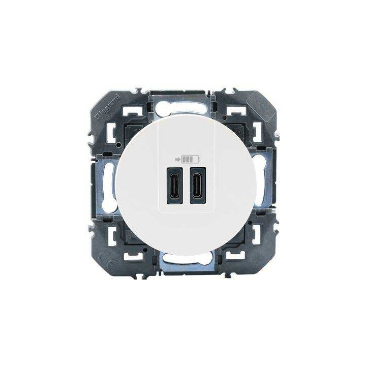 Legrand - Dooxie - Double chargeur USB Type-C - Réf : 600345