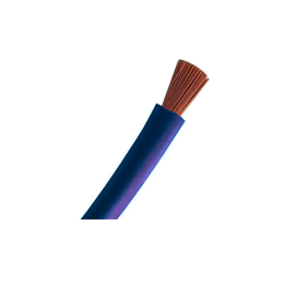 Fil souple H07VK de 10mm² souple - Bleu - Coupe au mètre - Réf : VK10B