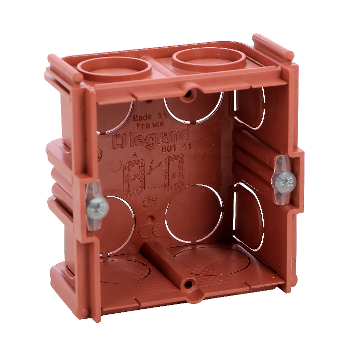 Legrand Batibox - Boîte à sceller P.40 + Couvercle universel 80 x 80 Réf : 080141+089281