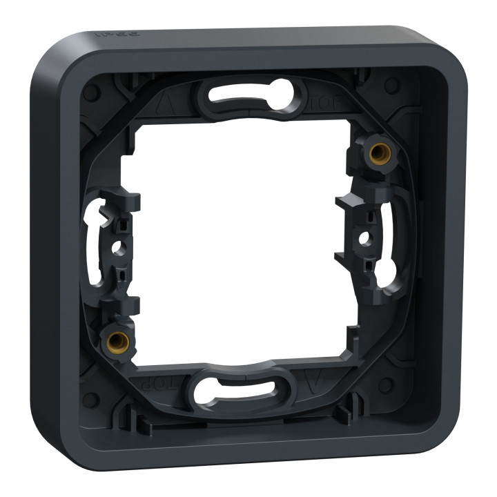 Schneider - Mureva Styl - LOT de 10 prises 2P+T encastré - IP55 - IK08 - connexion auto - noir - Réf : MUR35036