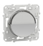 Schneider - Poussoir Porte Etiquette Odace - Alu - Réf : S530266