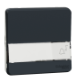 Schneider - Mureva Styl - Poussoir porte étiquette - Composable  - IP55 - IK08 - con. auto - gris - MUR34029
