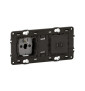 Legrand - Céliane 2024 - Prise double 2P+T / 2 USB Type-C - 20W - Réf : CM0145