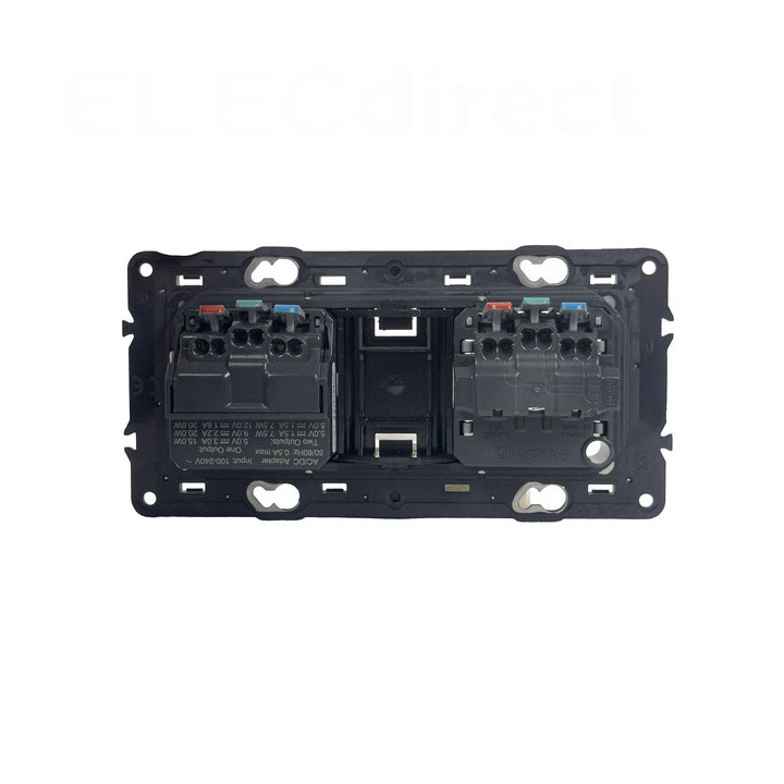 Legrand - Céliane 2024 - Prise double 2P+T / 2 USB Type-C - 20W -Réf : CM0145