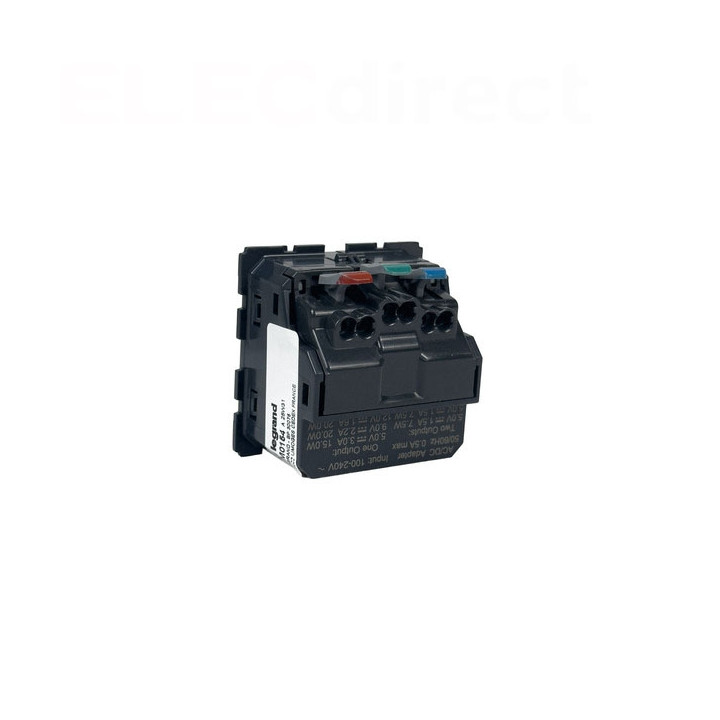 Legrand - Céliane 2024 - Double prise chargeur USB - Type C - Noir - SANS PLAQUE - 1 poste - Réf : 080251 + CM0154 + CN0154