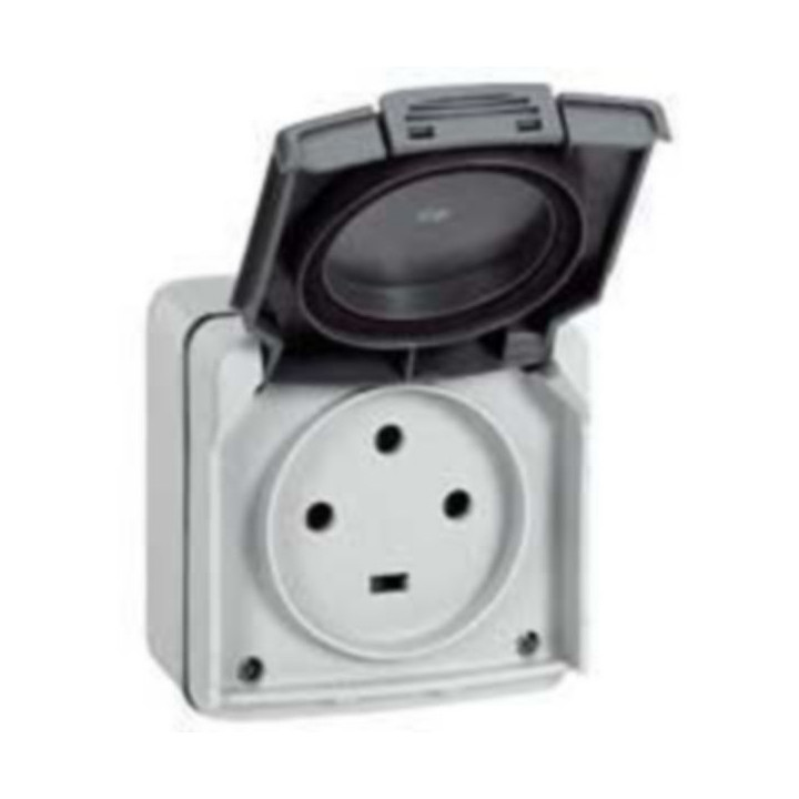 LEGRAND - LOT  - Plexo - Prise de courant 3P+T 20A - saillie - IP55/IK08 - Réf : 091656X5